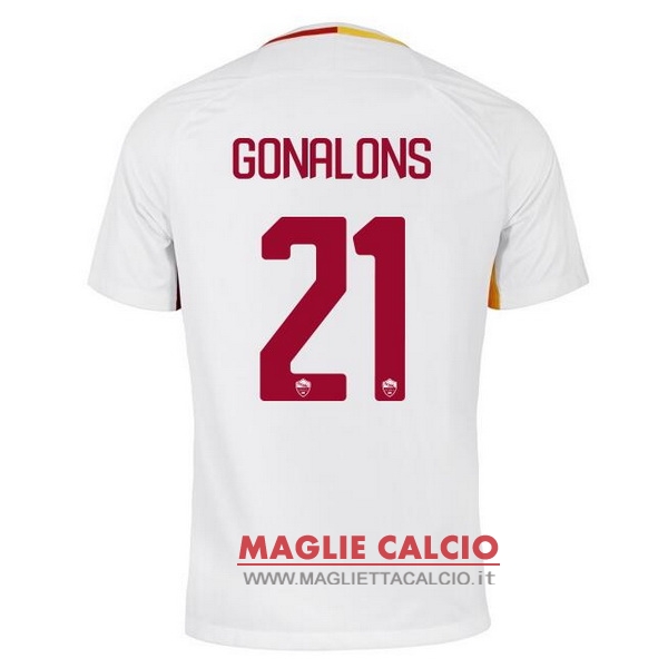 nuova maglietta roma 2017-2018 gonalons 21 seconda